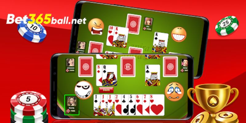 Chơi đánh bài đổi phỏm ăn tiền thật ở sảnh game nào của Bet365